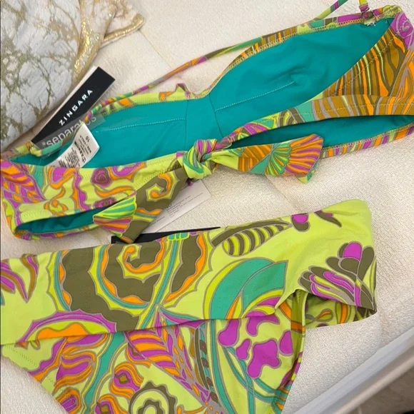 NWT ZINGARA Vibrant Multicolor Women's BIKINI